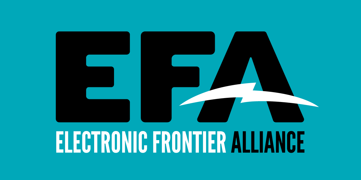 Endorsement of the Electronic Frontier Alliance